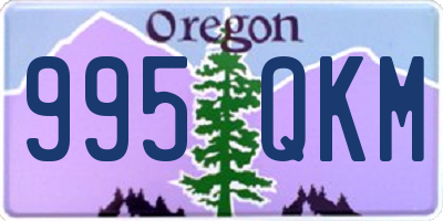OR license plate 995QKM
