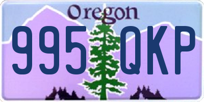OR license plate 995QKP