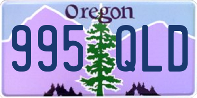 OR license plate 995QLD