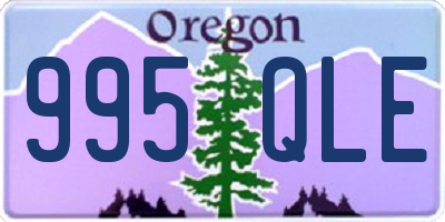 OR license plate 995QLE
