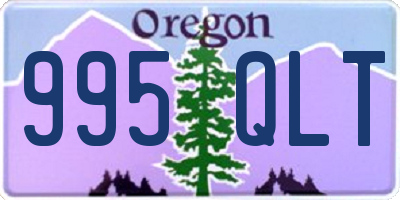 OR license plate 995QLT