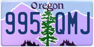 OR license plate 995QMJ