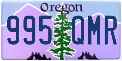 OR license plate 995QMR