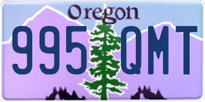 OR license plate 995QMT