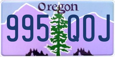 OR license plate 995QOJ