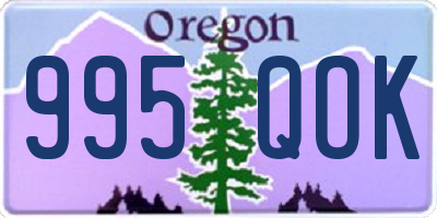 OR license plate 995QOK