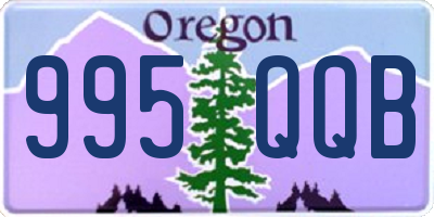 OR license plate 995QQB
