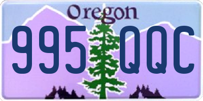 OR license plate 995QQC