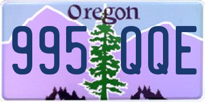 OR license plate 995QQE