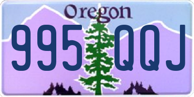 OR license plate 995QQJ