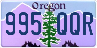 OR license plate 995QQR