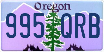 OR license plate 995QRB