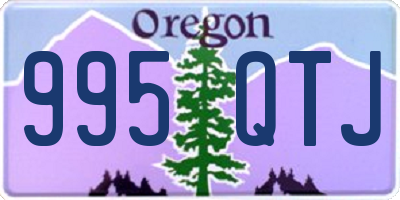OR license plate 995QTJ