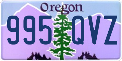 OR license plate 995QVZ