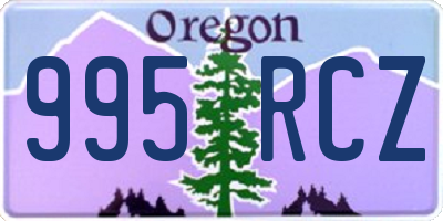 OR license plate 995RCZ