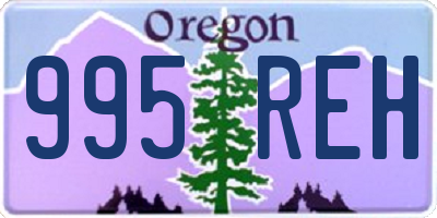 OR license plate 995REH