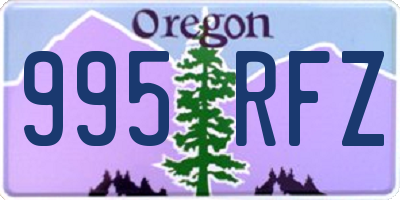 OR license plate 995RFZ