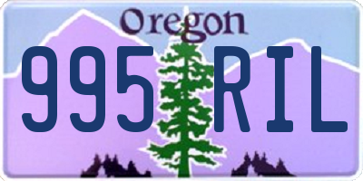 OR license plate 995RIL