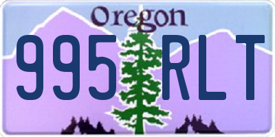 OR license plate 995RLT