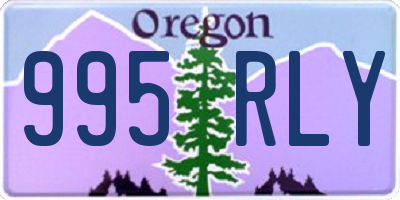 OR license plate 995RLY