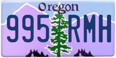 OR license plate 995RMH