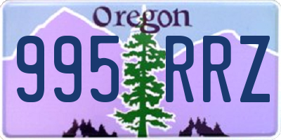 OR license plate 995RRZ