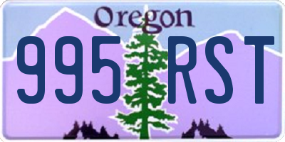OR license plate 995RST