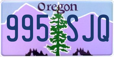 OR license plate 995SJQ