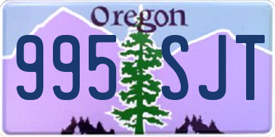 OR license plate 995SJT