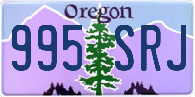 OR license plate 995SRJ