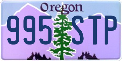 OR license plate 995STP