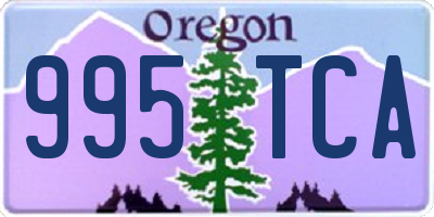 OR license plate 995TCA