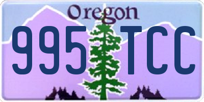 OR license plate 995TCC