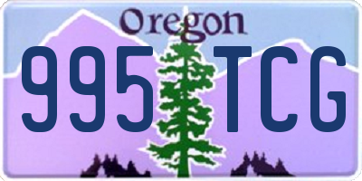 OR license plate 995TCG