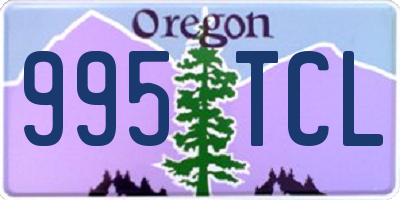 OR license plate 995TCL
