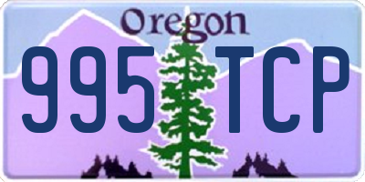 OR license plate 995TCP