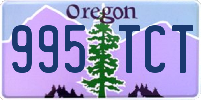 OR license plate 995TCT