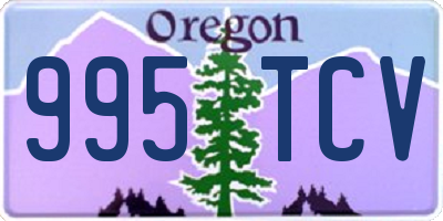 OR license plate 995TCV