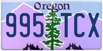 OR license plate 995TCX