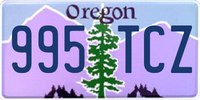 OR license plate 995TCZ