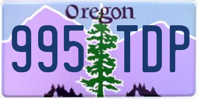OR license plate 995TDP