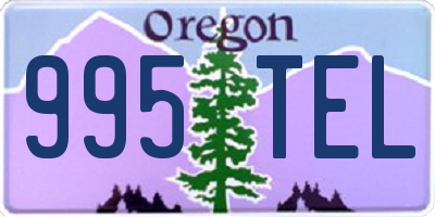 OR license plate 995TEL