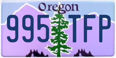 OR license plate 995TFP