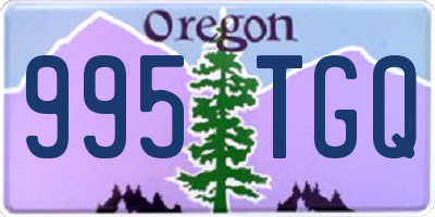 OR license plate 995TGQ