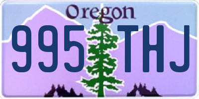 OR license plate 995THJ