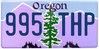 OR license plate 995THP