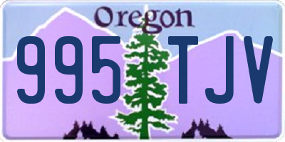 OR license plate 995TJV