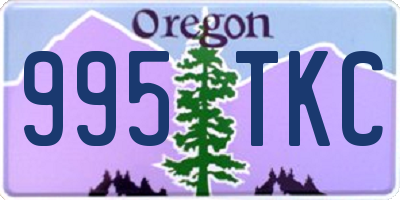 OR license plate 995TKC