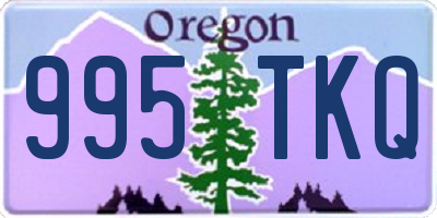 OR license plate 995TKQ