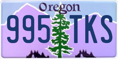 OR license plate 995TKS